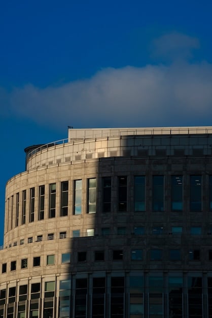 A photo of the building where the Federal Reserve meets.