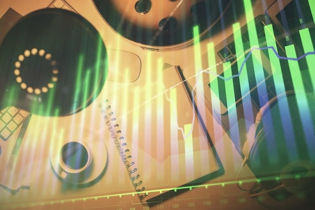 A detailed close-up of stock market ticker symbols (e.g., AAPL, GOOG) contrasted with a formal bond certificate, highlighting the tangible difference in what these investments represent.