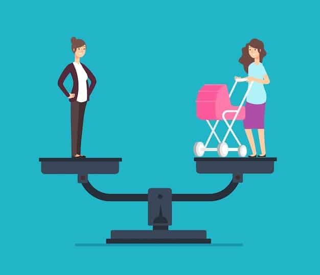 An illustration depicting a person carefully balancing scales, with 'Risk' on one side and 'Return' on the other, symbolizing the need to weigh both factors when making investment decisions.