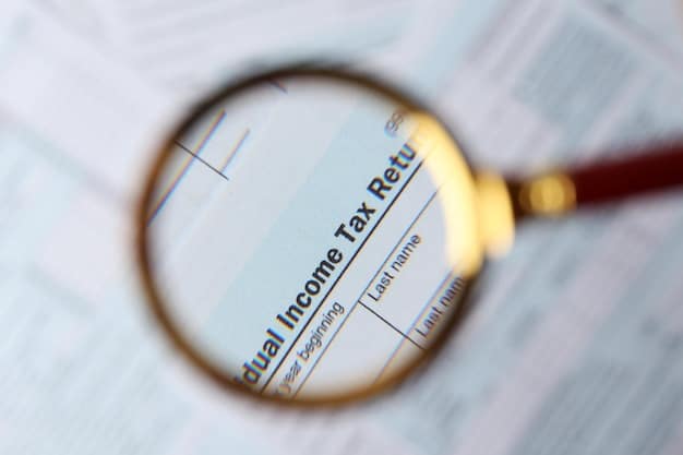 A close-up shot of a tax form highlighting the section for self-employment tax deduction, with a pen resting on top and a calculator nearby. The lighting is soft and focused on the form, indicating meticulous tax preparation.